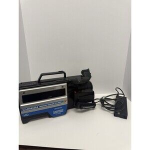 Vintage Chinon CV-T60G VHS Camcorder Memory Maker Player 6x Zoom + AC Adapter
